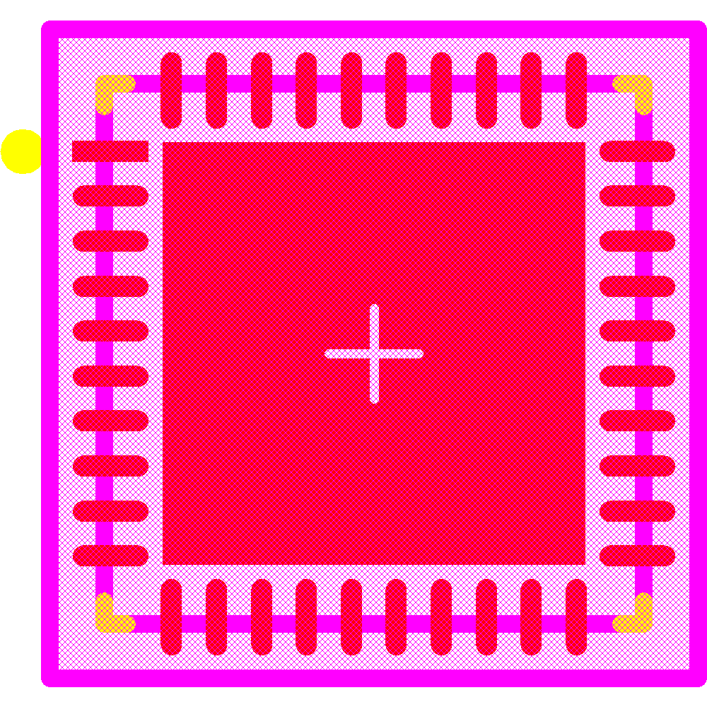 ADRF5545ABCPZN-R7 Footprint - Analog Devices
