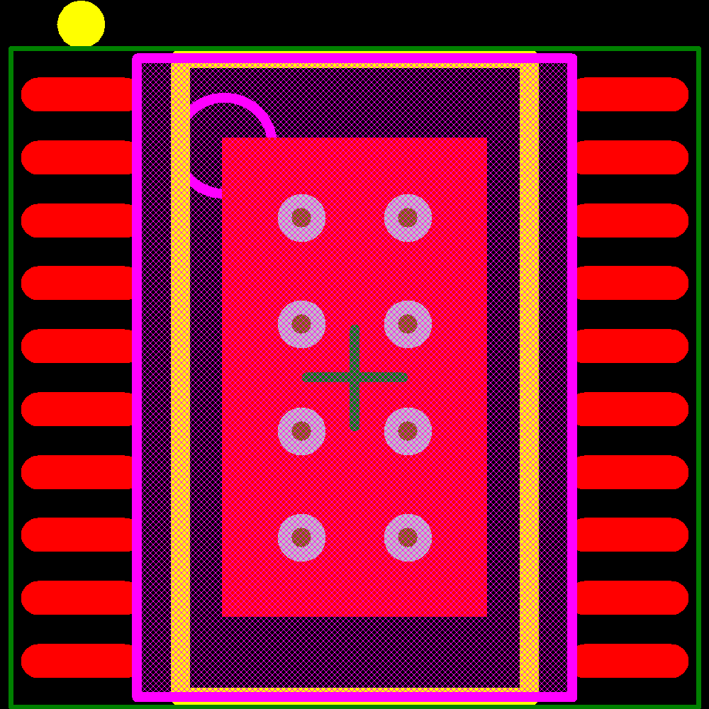 LTC3417AIFE-1#TRPBF Footprint - Analog Devices