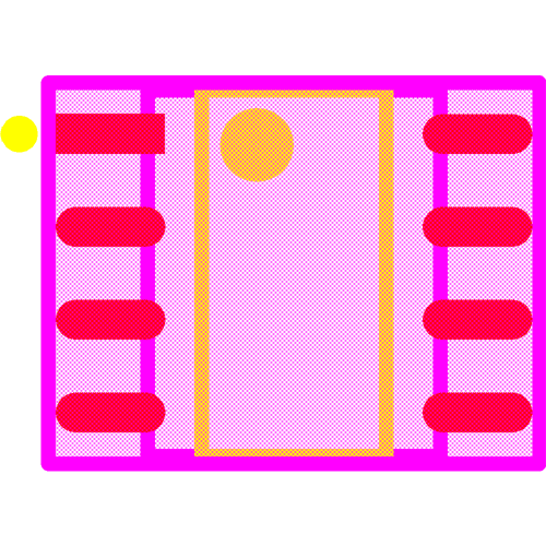 TLE5501E0002XUMA1 Footprint - Infineon
