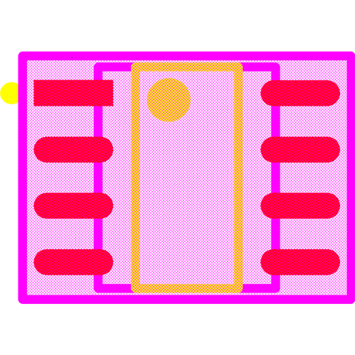 TLE5501E0002XUMA1 Footprint - Infineon