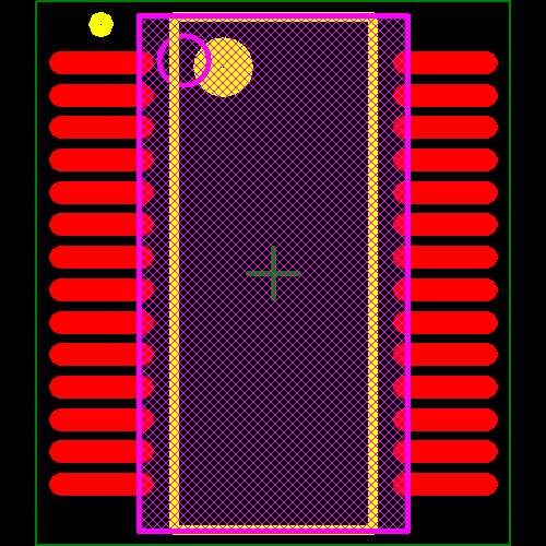 Z8F043AHJ020EG Footprint - Zilog