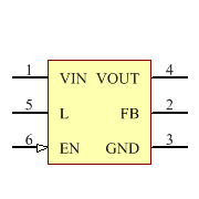 TPS61221DCKT Symbol - Texas Instruments