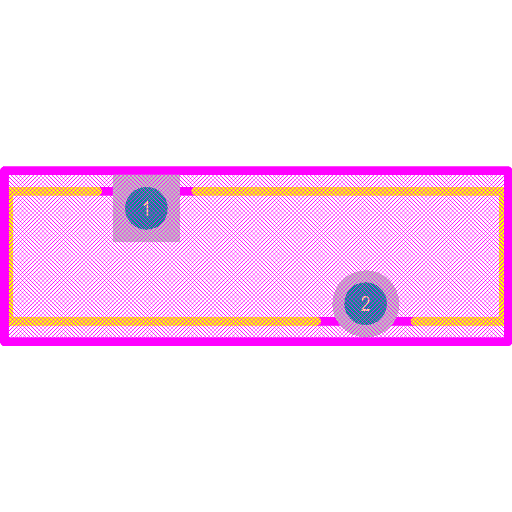 RUEF300 Footprint - Littelfuse