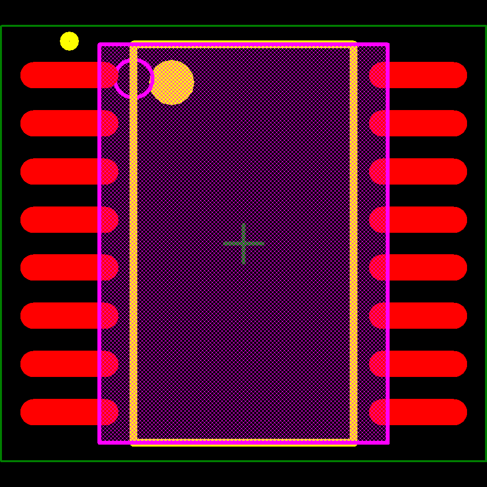 TC4627COE Footprint - Microchip
