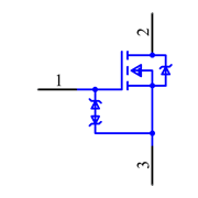 STP13NK60Z Symbol - STMicroelectronics