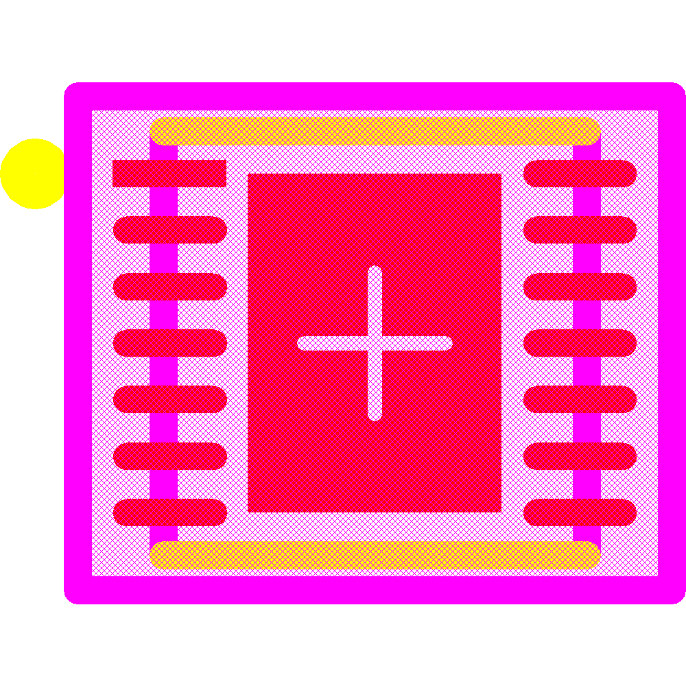 MAX17024ETD+ Footprint - Analog Devices