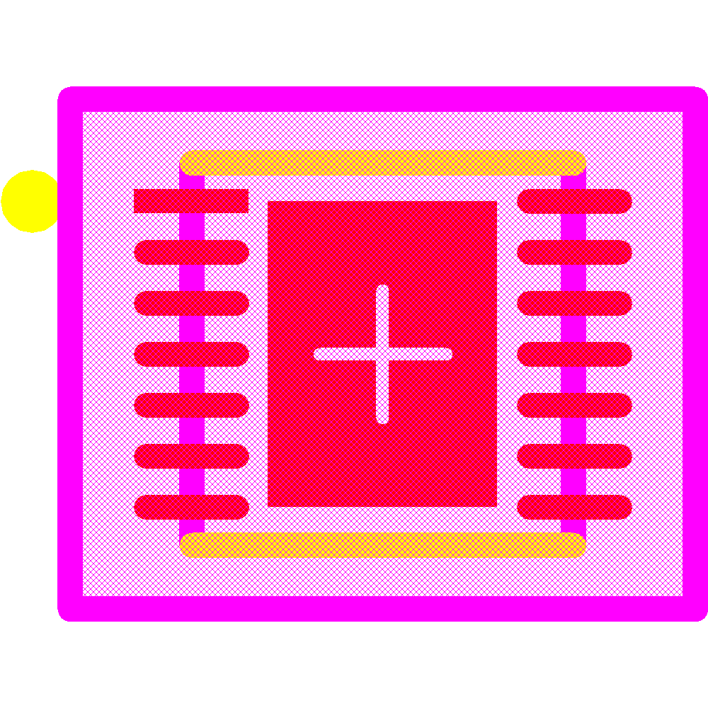 MAX17024ETD+ Footprint - Analog Devices
