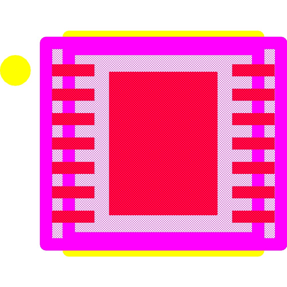 MAX17024ETD+ Footprint - Analog Devices
