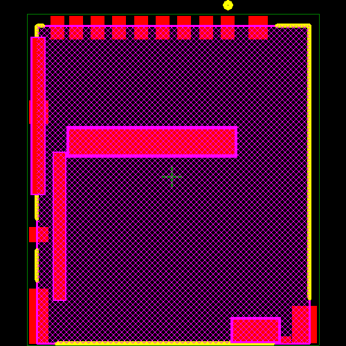 DM3AT-SF-PEJM5 Footprint - HIROSE ELECTRIC