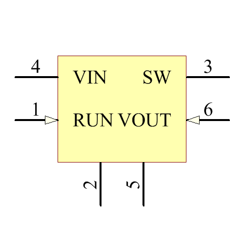 LTC3410BESC6-1.2#TRPBF Symbol - Analog Devices