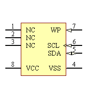 24AA01T-I/SN Symbol - Microchip