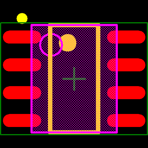 25C040-I/SN Footprint - Microchip