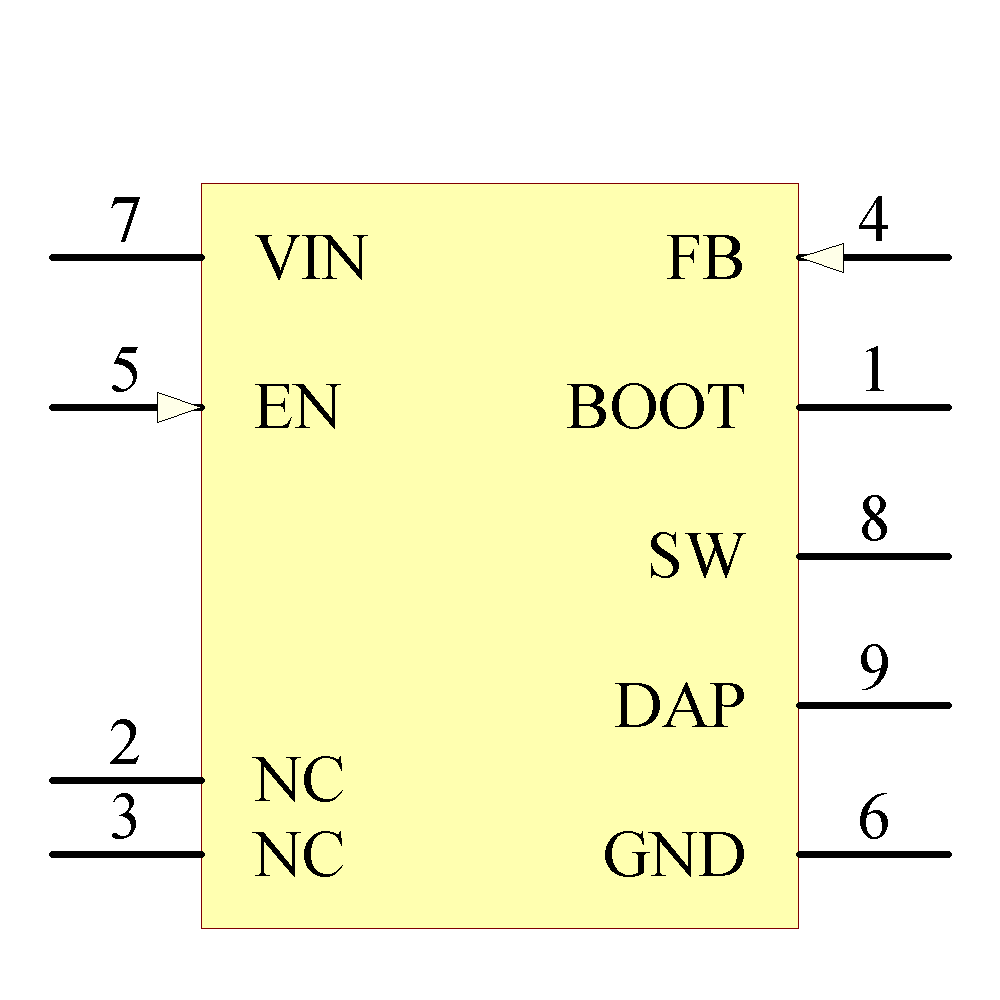 LM22676MRE-ADJ/NOPB Symbol - Texas Instruments National Semiconductor