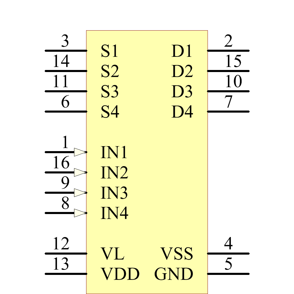 ADG432BRZ-REEL Symbol - Analog Devices