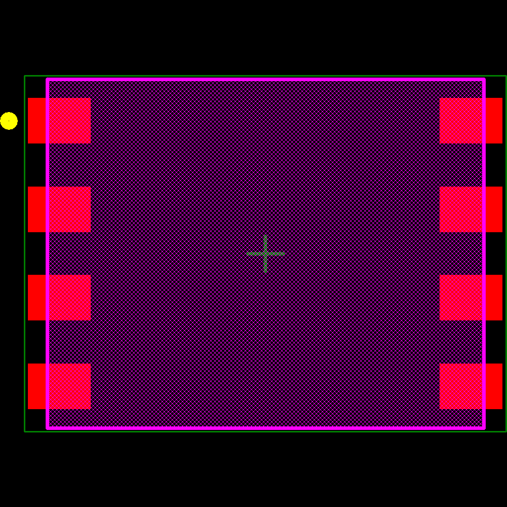 SI8261AAD-C-IM Footprint - Silicon Lab