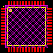 MAXQ2010-RFX+ Footprint - Analog Devices