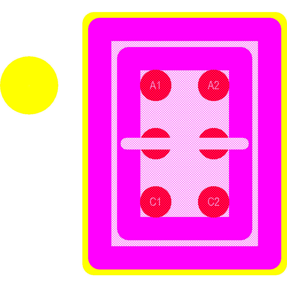 ADM8642T100ACBZ-R7 Footprint - Analog Devices