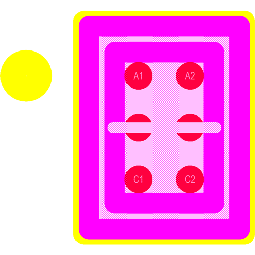ADM8642T100ACBZ-R7 Footprint - Analog Devices