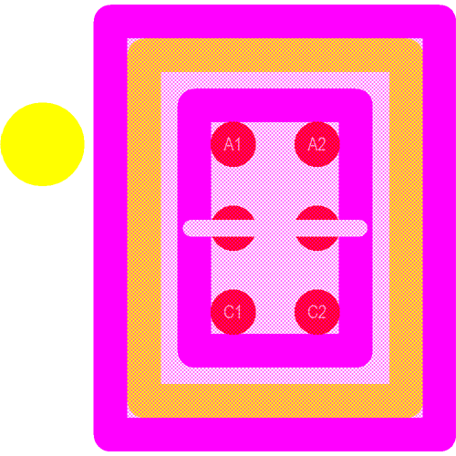 ADM8642T100ACBZ-R7 Footprint - Analog Devices