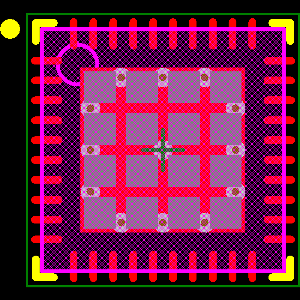 C8051F571-IM Footprint - Silicon Lab