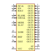 TLC59401PWP Symbol - Texas Instruments