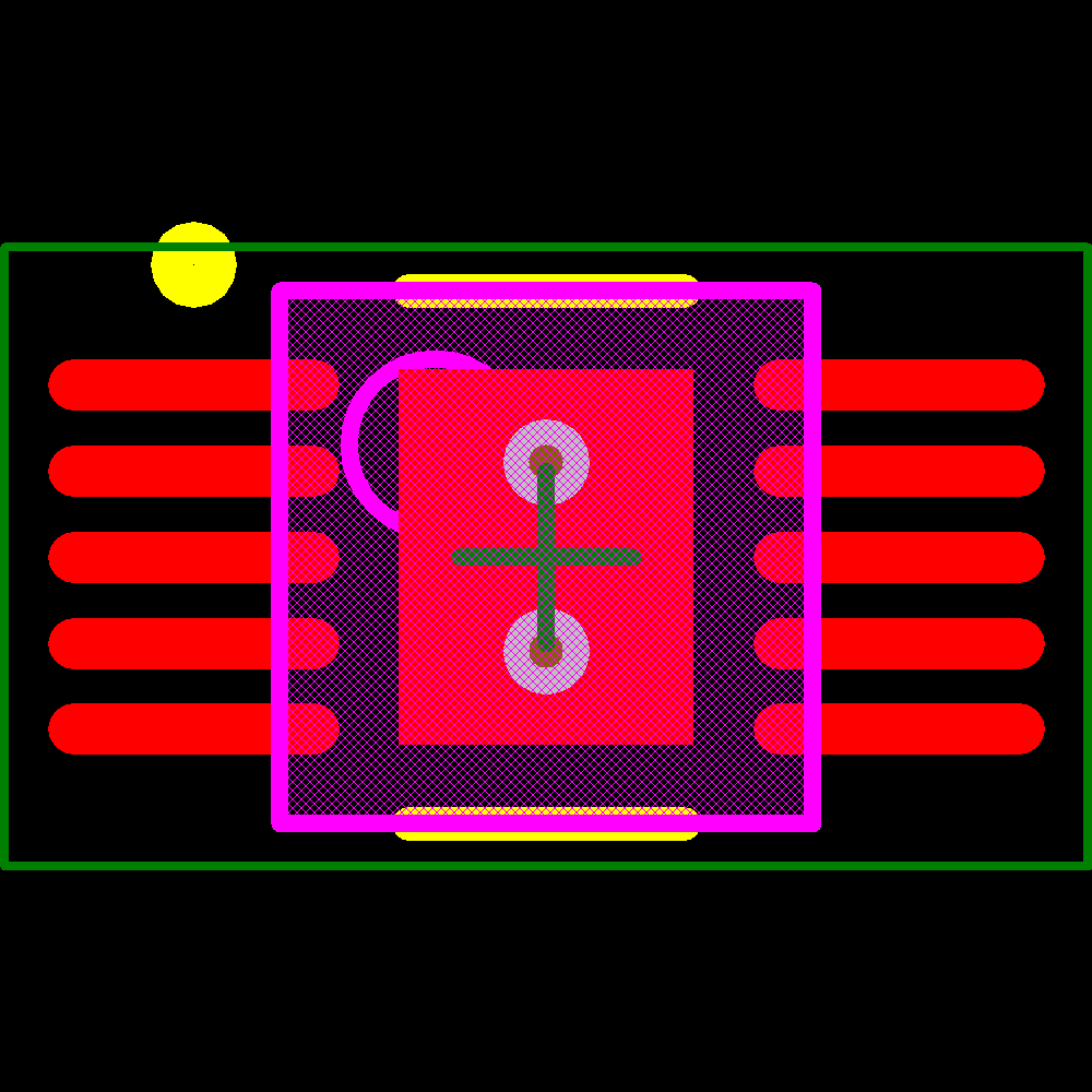 TPS92510DGQR Footprint - Texas Instruments