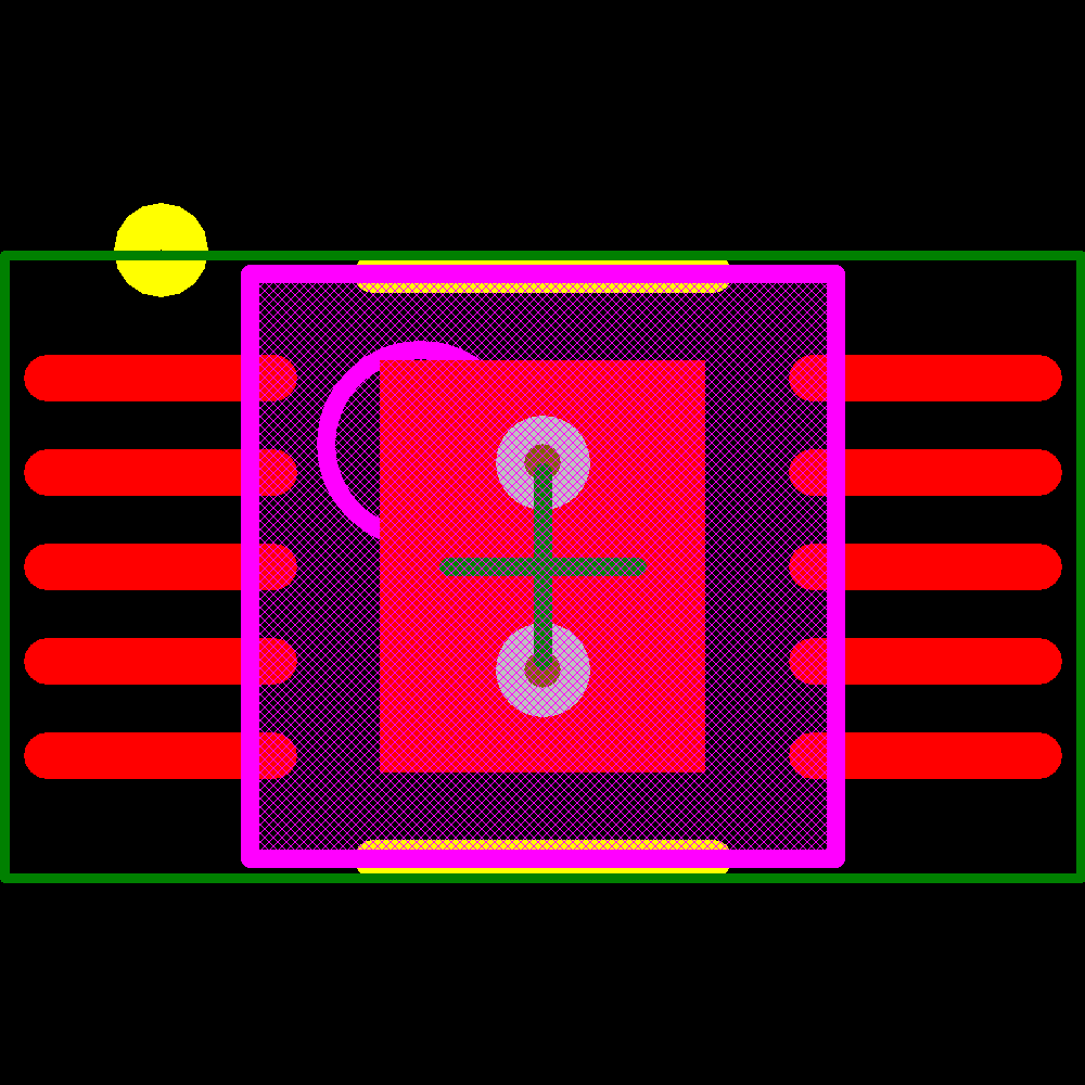 TPS92510DGQR Footprint - Texas Instruments