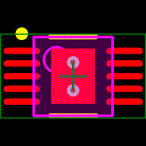 TPS92510DGQR Footprint - Texas Instruments