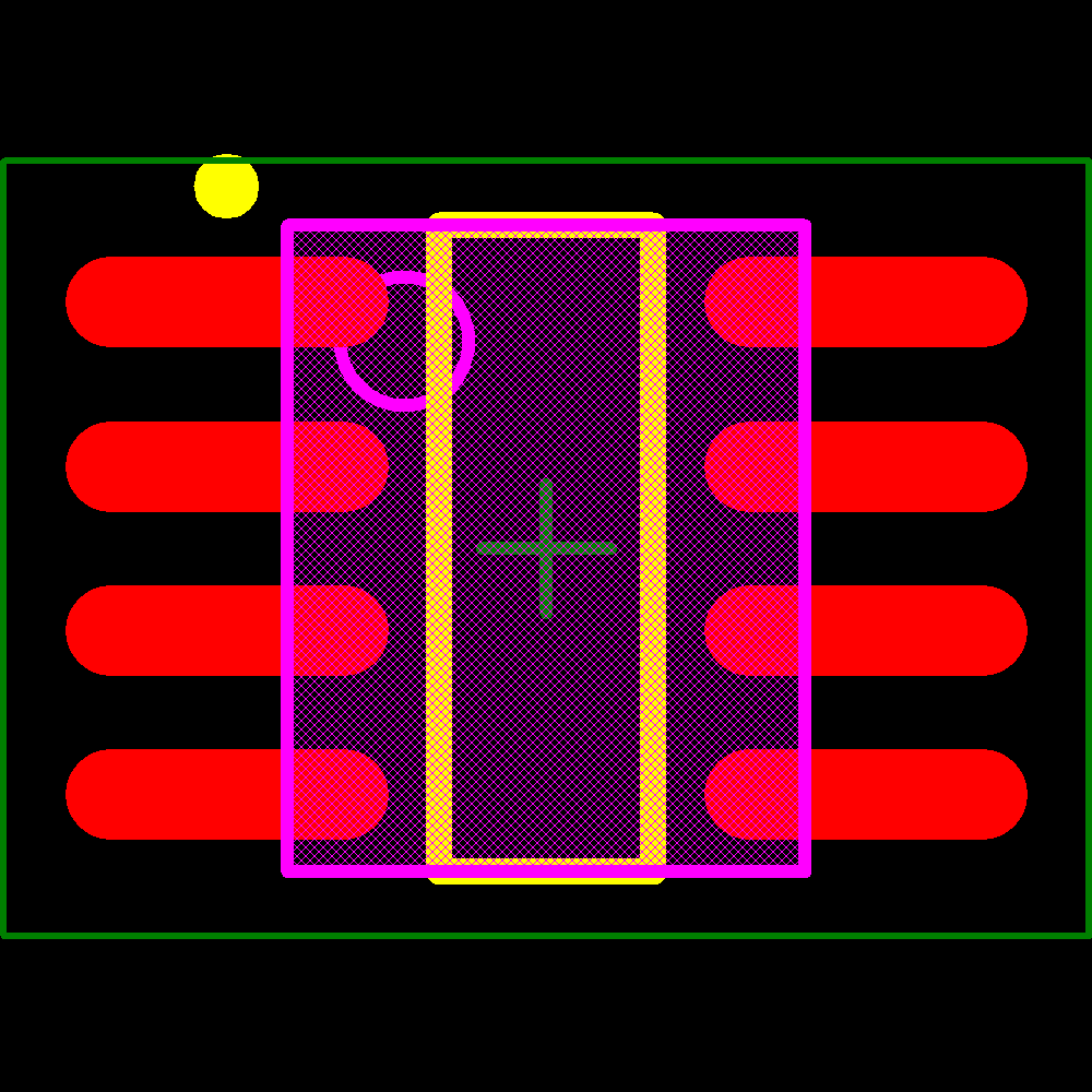 ZLED7030-ZI1R Footprint - ZMD