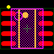 ZLED7030-ZI1R Footprint - ZMD
