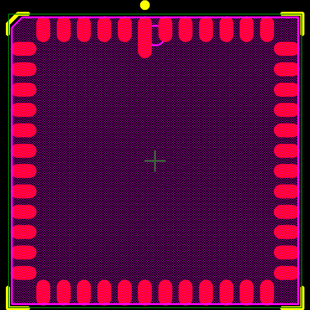 NOIV1SE1300AQDC Footprint - onsemi