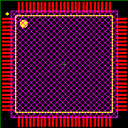 Z16F3211AL20EG Footprint - Zilog