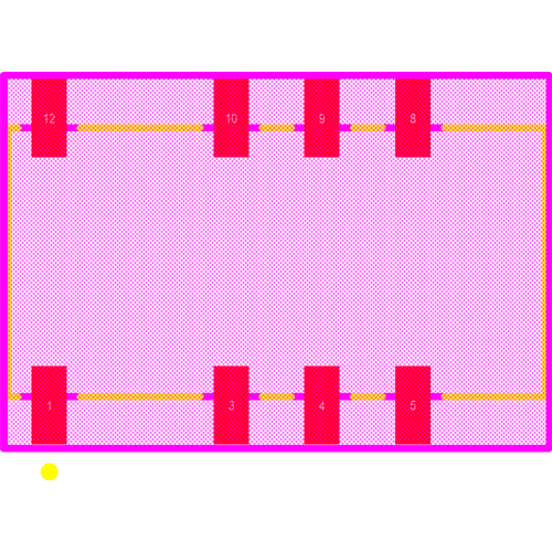G6S-2F-DC5 Footprint - Omron