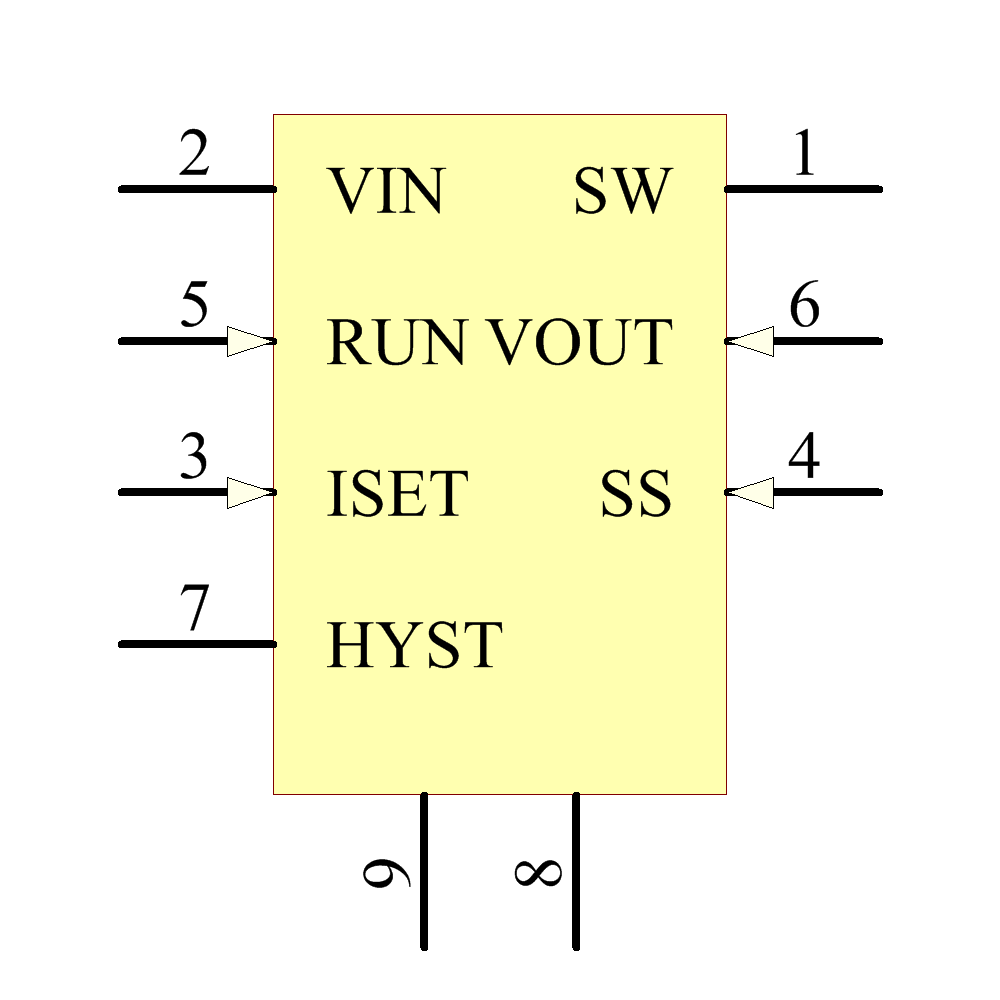 LTC3631IMS8E-3.3#PBF Symbol - Analog Devices