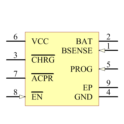 LTC4058XEDD-4.2#TRPBF Symbol - Analog Devices