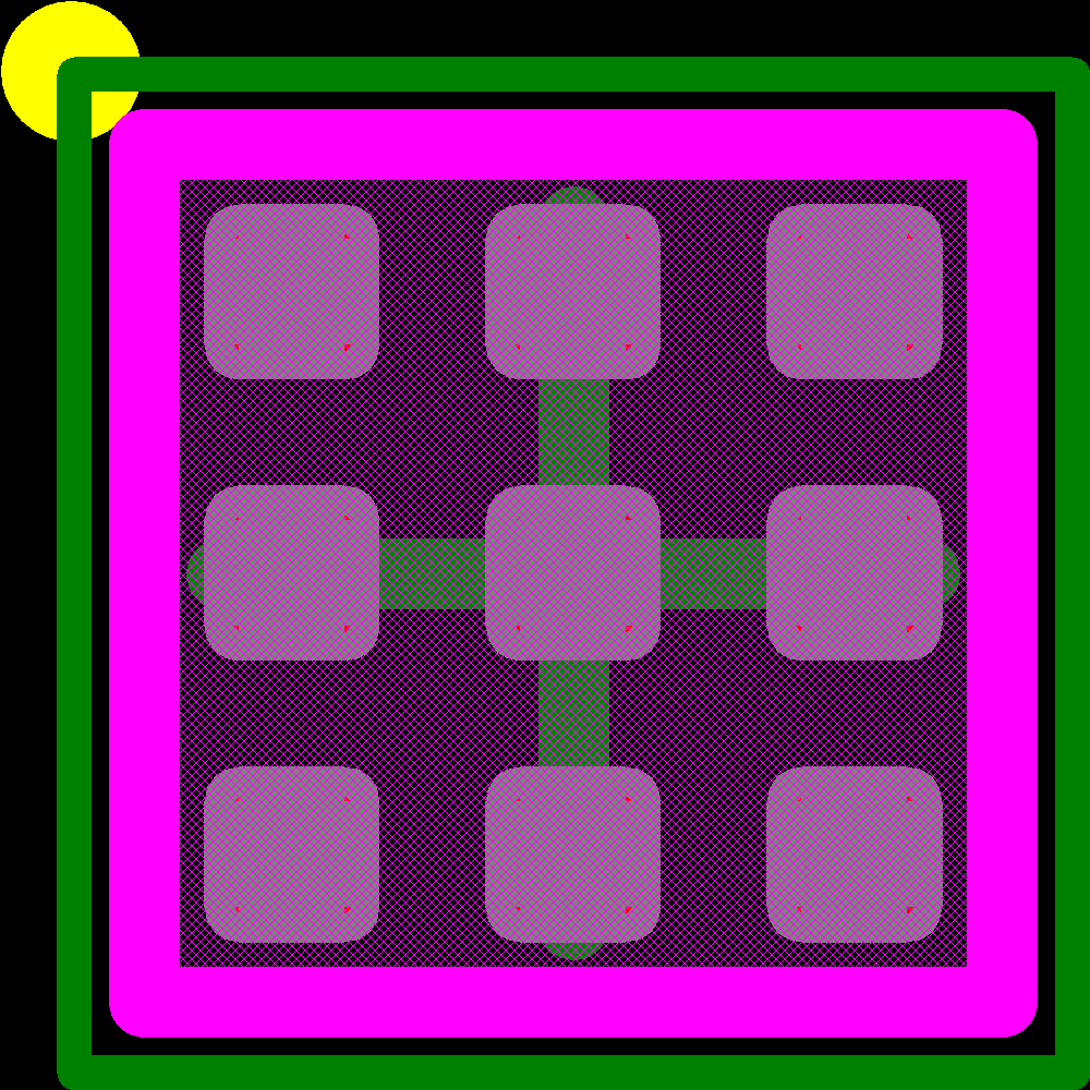 LP5524TMX-5/NOPB Footprint - Texas Instruments