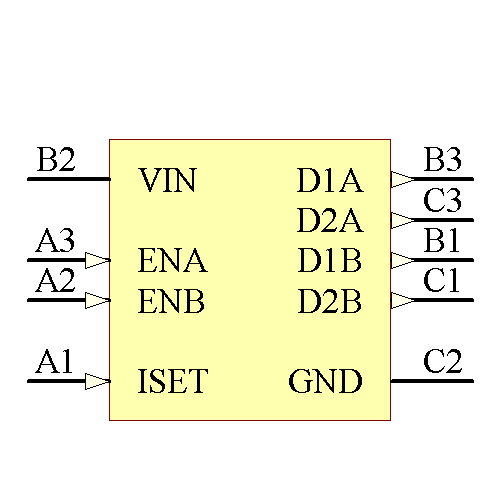 LP5524TMX-5/NOPB Symbol - Texas Instruments