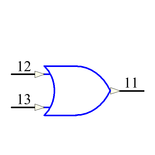 CD54HC32F3A Symbol - Texas Instruments
