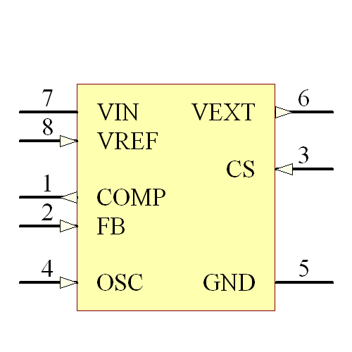 MCP1630VT-E/MS Symbol - Microchip