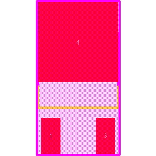 T835-600B-TR Footprint - STMicroelectronics