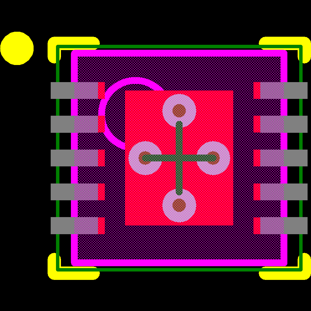 LM2753SD/NOPB Footprint - Texas Instruments