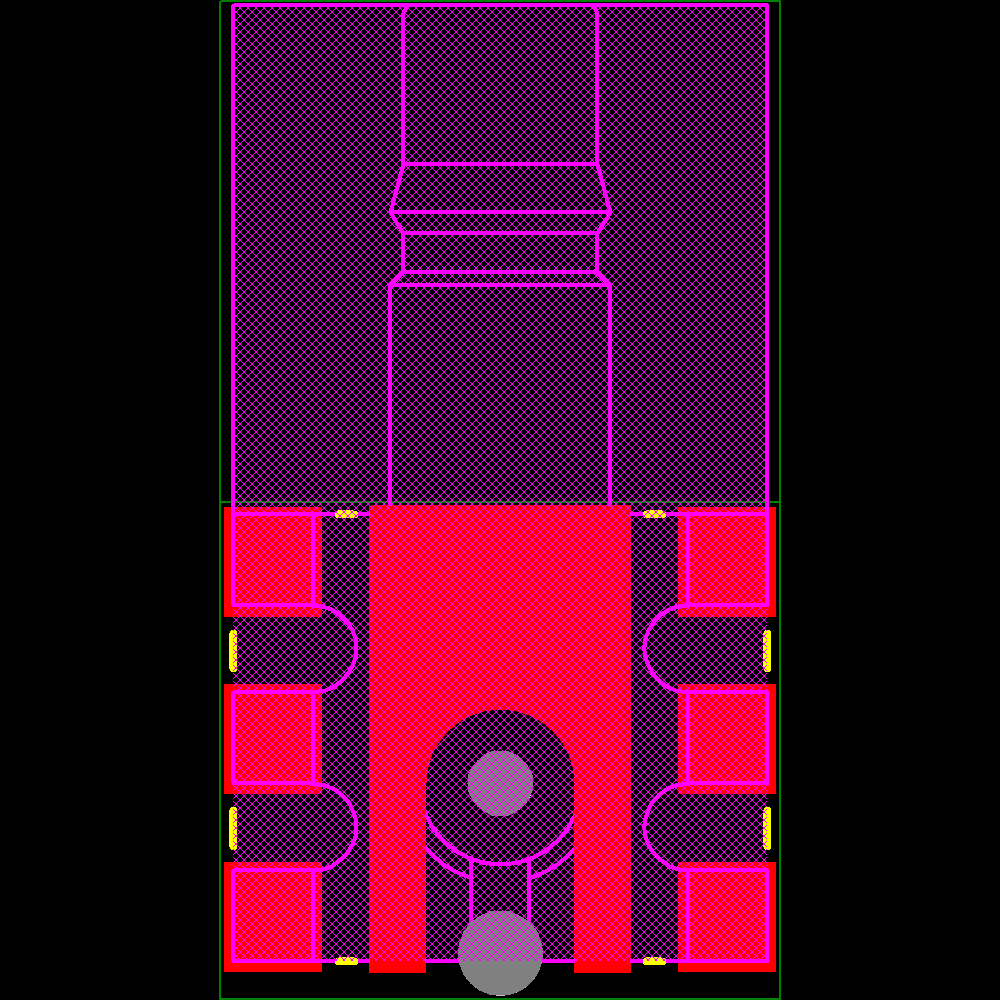 28K201-40ML5 Footprint - Rosenberger