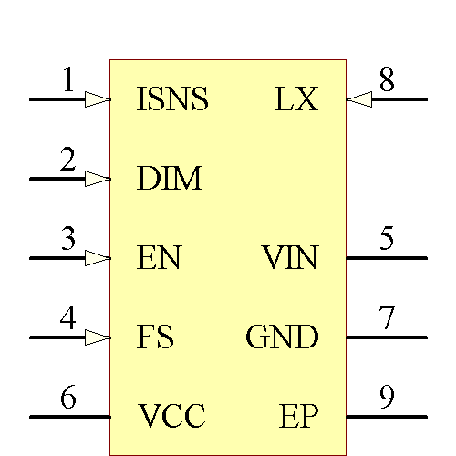 LM3407MY/NOPB Symbol - Texas Instruments