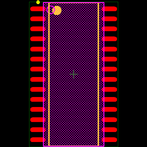 DSPIC30F3010T-30I/SO Footprint - Microchip