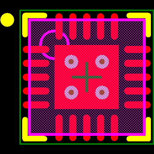 STCF02PNR Footprint - STMicroelectronics