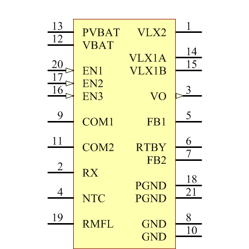 STCF02PNR Symbol - STMicroelectronics