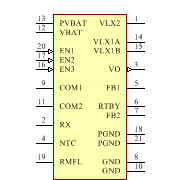 STCF02PNR Symbol - STMicroelectronics