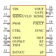 LT3754EUH#PBF Symbol - Analog Devices