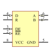 SN75176BDRE4 Symbol - Texas Instruments