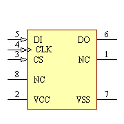 93C46BX-I/SN Symbol - Microchip